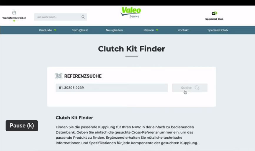 Clutch Kit Finder Video