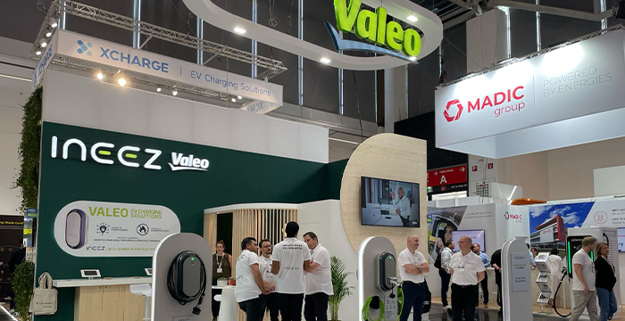 "Valeo Ineez EV şarj çözümleri Power2Drive fuarında tanıtıldı."