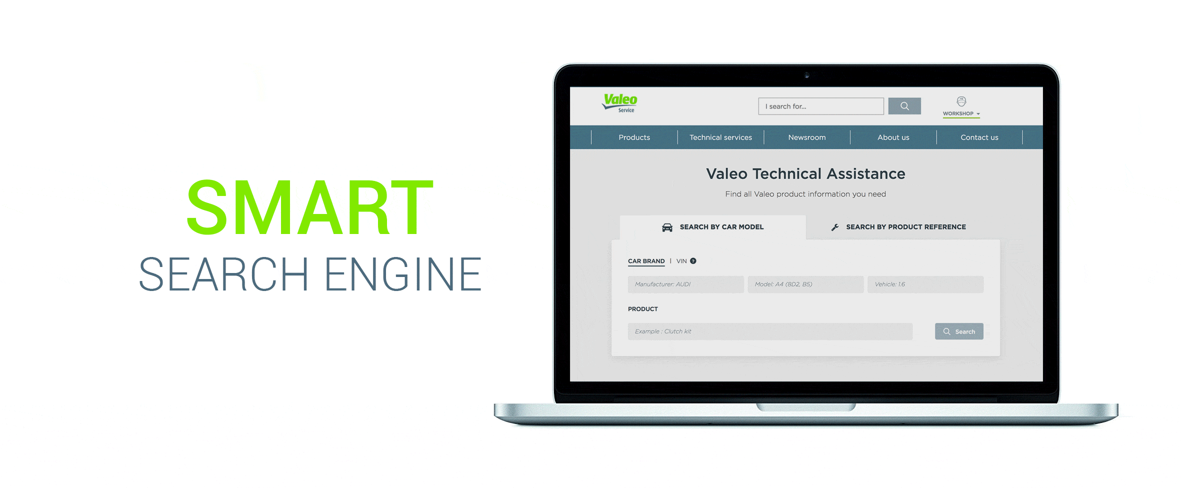 Search engine valeo techassist